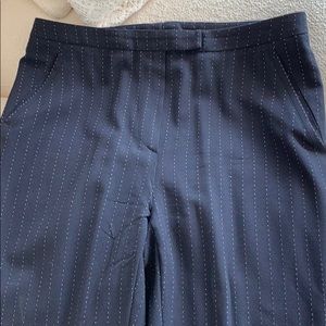 Armani  Collezioni navy pin- striped pants